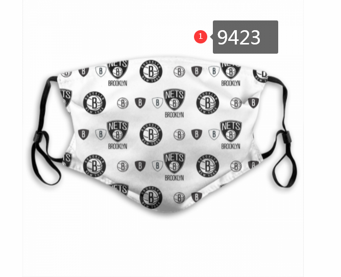 New 2020 Brooklyn Nets #4 Dust mask with filter